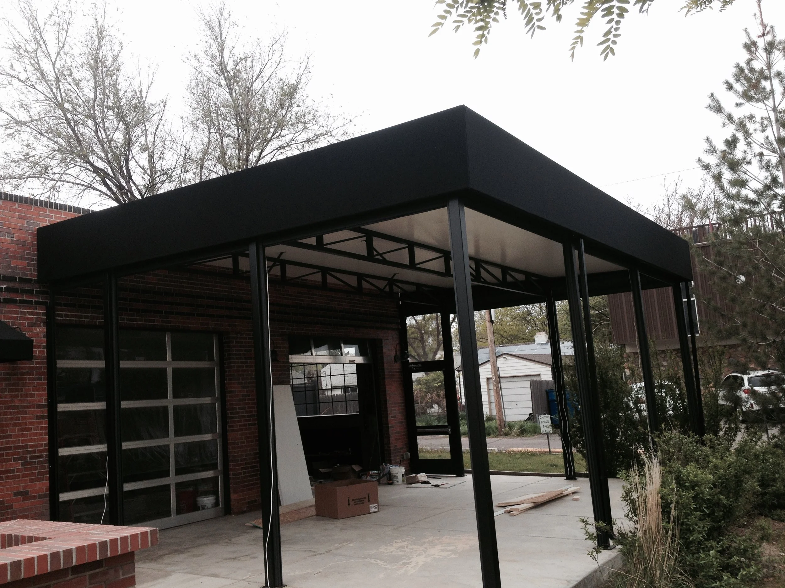 Enhance Your Commercial Space with A Beautiful Pergolas project view 4