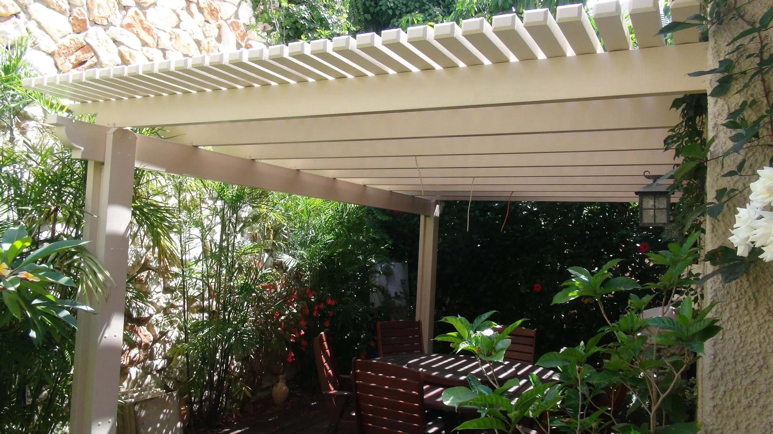Naturewood aluminum pergola project view 11